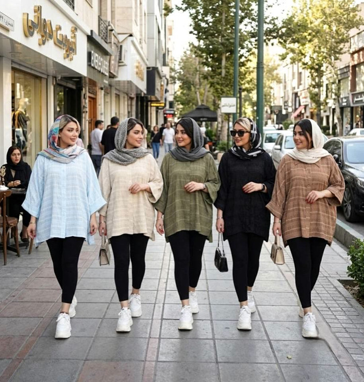 مانتو شومیزی کوک دوزی مدل خورشید