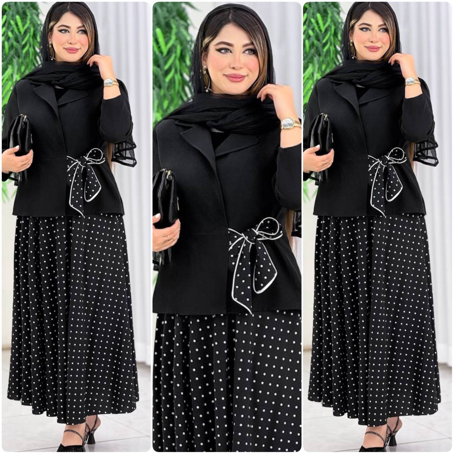 ست کت و دامن مجلسی زنانه مدل کوثر