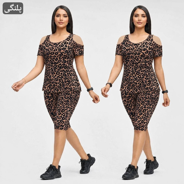 ست تاپ و شلوارک ویسکوز الیزه مدل ژوبین