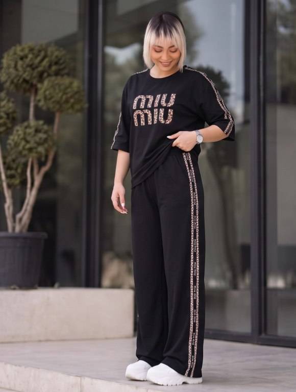 ست تیشرت و شلوار زنانه مدل سیکاس