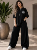 ست دو تیکه (تیشرت + شلوار) Miu Miu سایز فری تا ۴۸