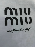 ست دو تیکه (تیشرت + شلوار) Miu Miu سایز فری تا ۴۸
