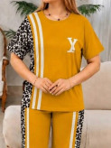 ست دوتیکه تیشرت و شلوار زنانه مدل ترانه
