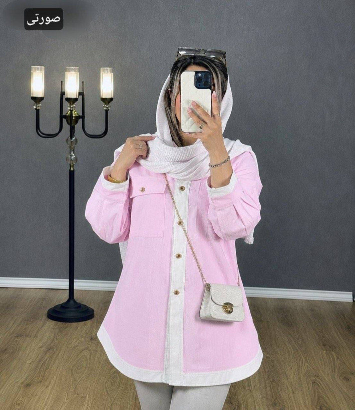 مانتو ترکیبی کتان لینن نچرال مدل ایثار
