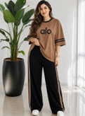ست دو تیکه تیشرت و شلوار بگ alo