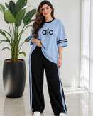 ست دو تیکه تیشرت و شلوار بگ alo