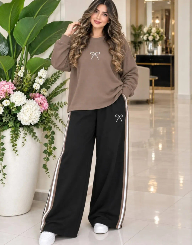 ست بلوز شلوار گلکسی پنبه زنانه مدرن